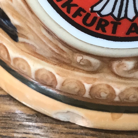 German stein beer mug FRANKFURT AM MAIN ( has a small chip near bottom) - Picture 2 of 9